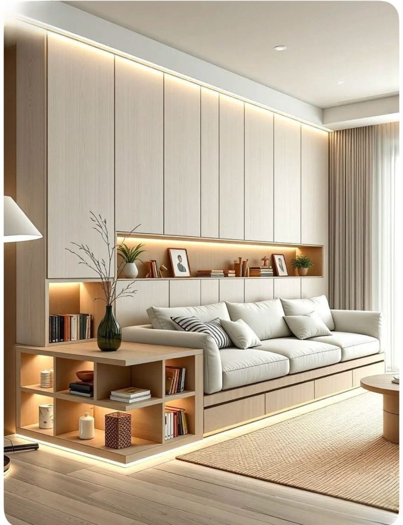 Soluții de depozitare pentru living modern